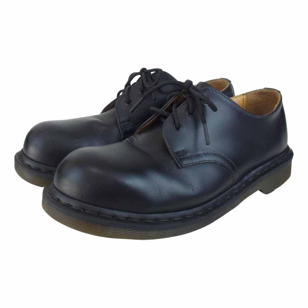 Dr.Martens ドクターマーチン 1925 NON SAFETY FOOTWEAR 3ホール スチールトゥ シューズ ブラック系 UK8【中古】