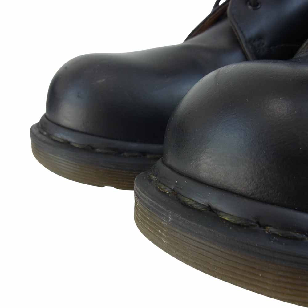 Dr.Martens ドクターマーチン 1925 NON SAFETY FOOTWEAR 3ホール スチールトゥ シューズ ブラック系 UK8【中古】