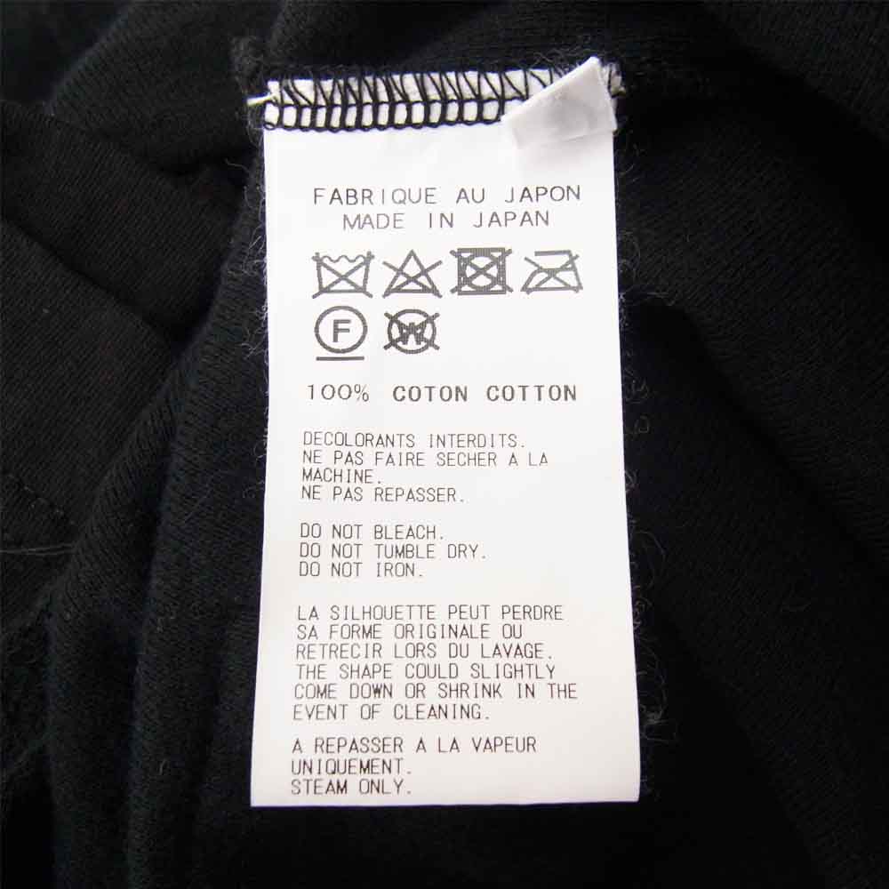 Yohji Yamamoto ヨウジヤマモト 18SS HW-T78-983 POUR HOMME プールオム 裏毛 ダブルフェイス ロング丈 ボタン ジップ パーカー ブラック系 3【中古】