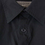 Yohji Yamamoto ヨウジヤマモト 19SS HH-B05-001 POUR HOMME プールオム 環縫い洗い 後ろロング丈 シャツ ブラック系 1【中古】