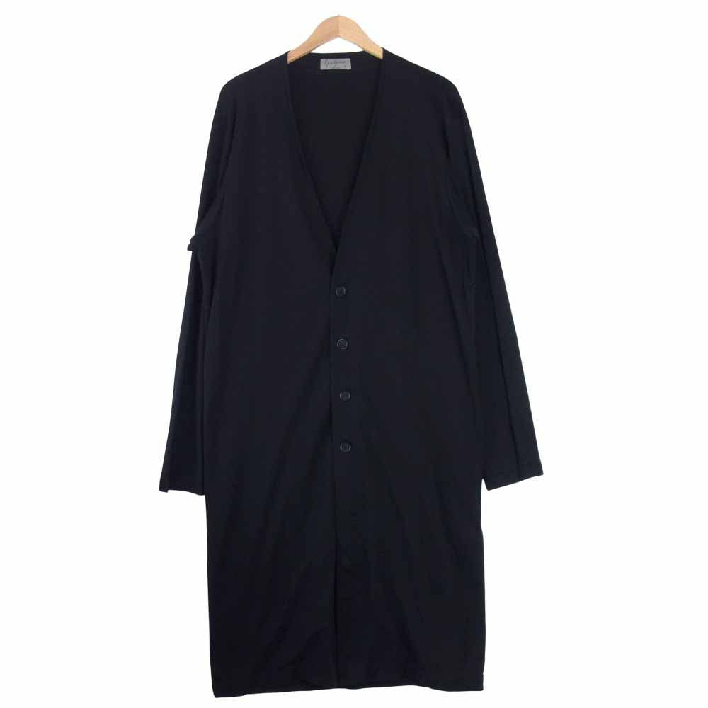 Yohji Yamamoto ヨウジヤマモト 20SS HN-T49-087 POUR HOMME プールオム ディオラマスムース カーディガンB ブラック系 3【中古】