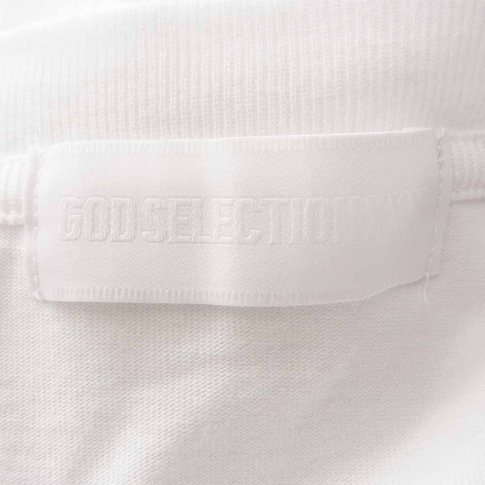 GOD SELECTION XXX ゴッドセレクション 胸ポケット 長袖 Tシャツ ホワイト系 L【中古】