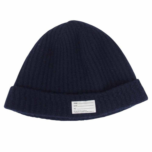 VISVIM ビズビム 14AW  0114203003016 KNIT BEANIE ニット ビーニー ネイビー系 F【中古】