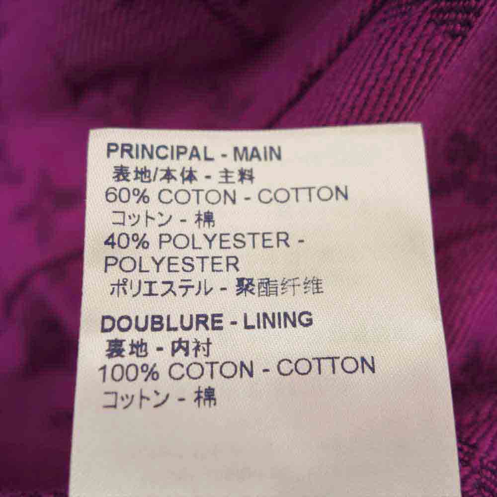 LOUIS VUITTON ルイ・ヴィトン 19AW 1A5P3K 国内正規品 Monogram Denim Jacket モノグラム デニム ジャケット パープル パープル系 46【美品】【中古】