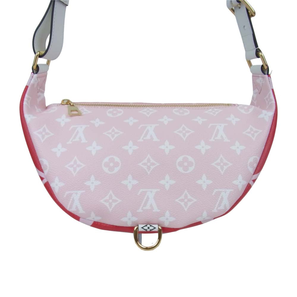 LOUIS VUITTON ルイ・ヴィトン M44575 モノグラム ジャイアント バムバッグ ヒップバッグ ウエストバッグ レッド マルチカラー系【極上美品】【中古】