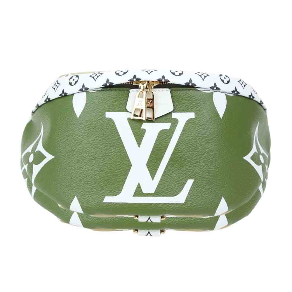 LOUIS VUITTON ルイ・ヴィトン M44611 モノグラム ジャイアント バムバッグ ヒップバッグ ウエストバッグ グリーン マルチカラー系【極上美品】【中古】