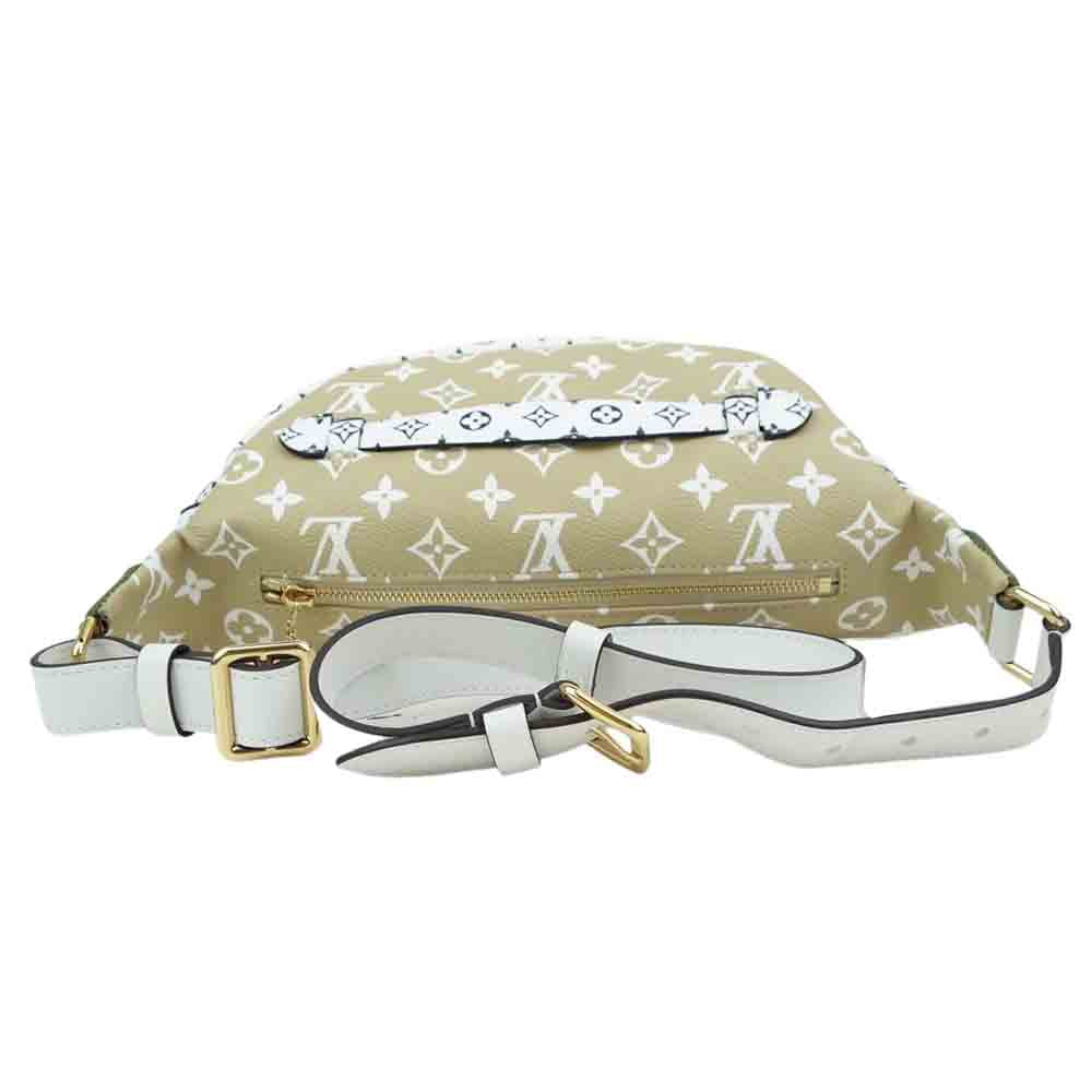 LOUIS VUITTON ルイ・ヴィトン M44611 モノグラム ジャイアント バムバッグ ヒップバッグ ウエストバッグ グリーン マルチカラー系【極上美品】【中古】