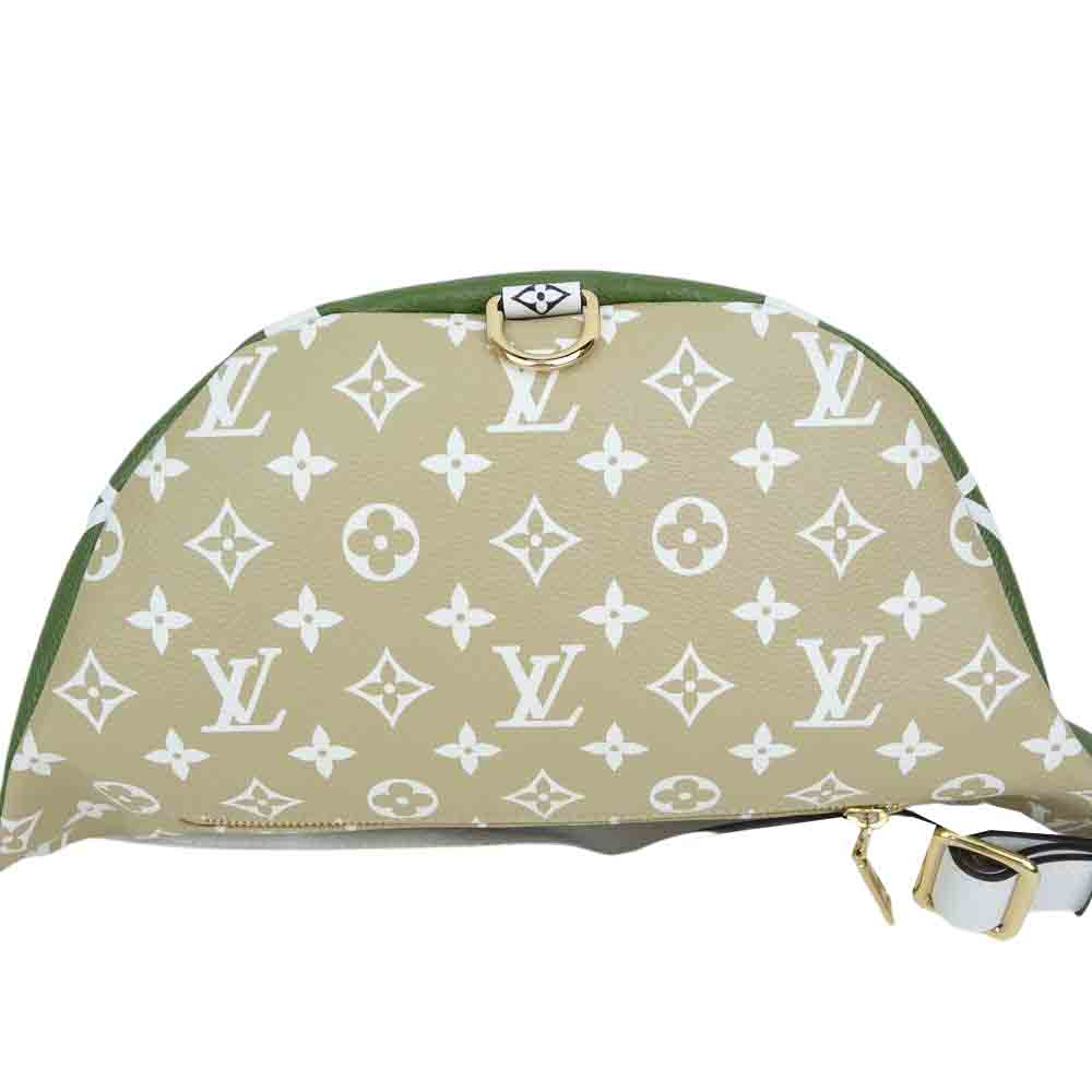LOUIS VUITTON ルイ・ヴィトン M44611 モノグラム ジャイアント バムバッグ ヒップバッグ ウエストバッグ グリーン マルチカラー系【極上美品】【中古】
