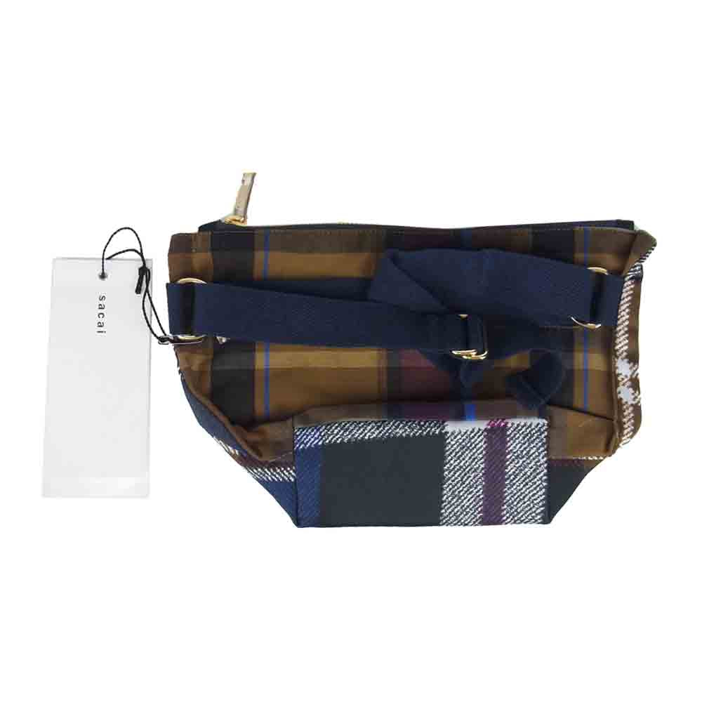 Sacai サカイ 19AW  19-04526 MINI POUCH ミニ ポーチ マルチカラー系【新古品】【未使用】【中古】
