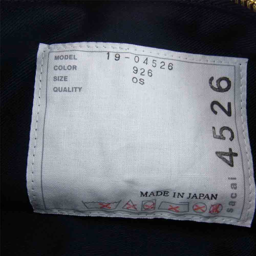 Sacai サカイ 19AW  19-04526 MINI POUCH ミニ ポーチ マルチカラー系【新古品】【未使用】【中古】