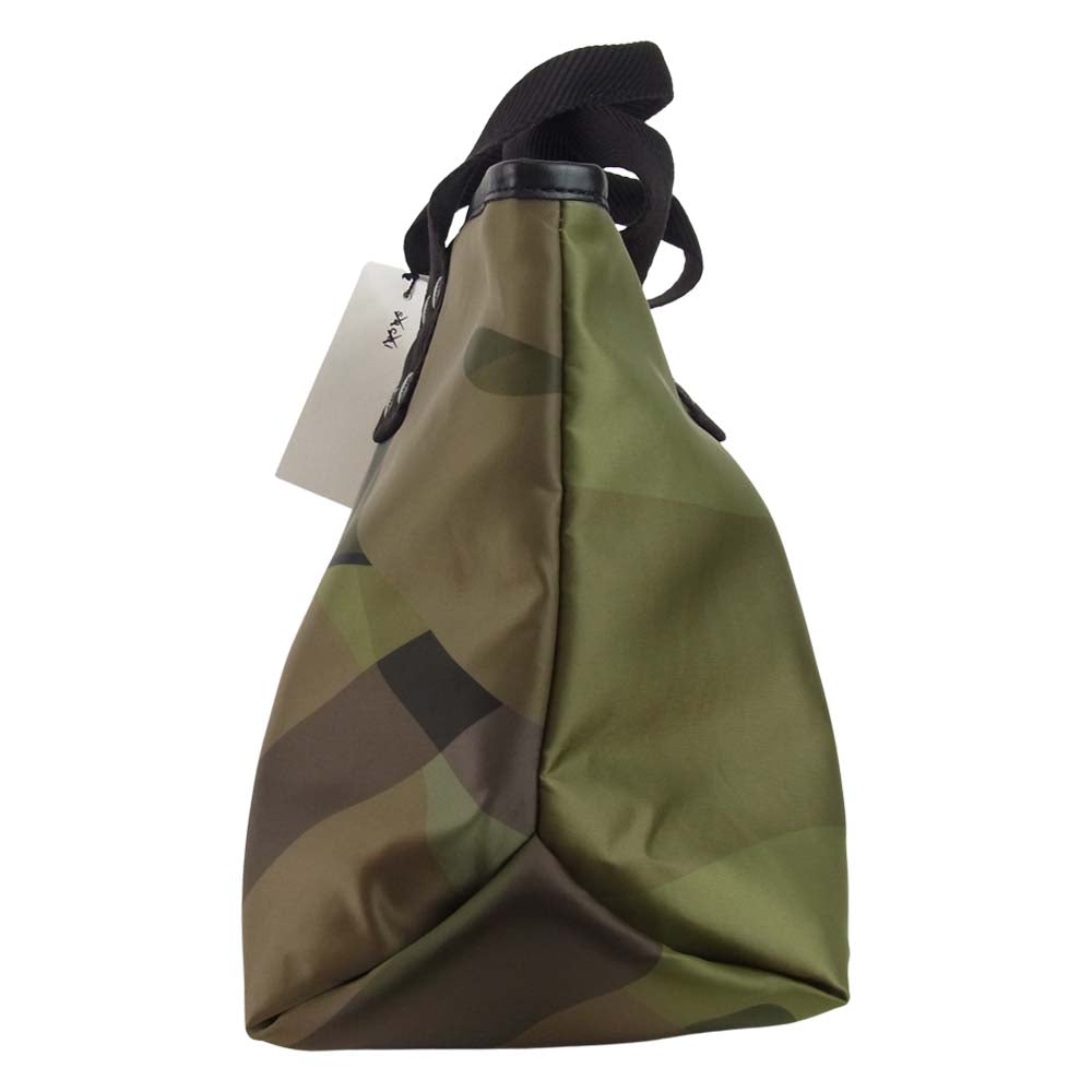 Sacai サカイ 21AW 21-0255S KAWS カウズ Tote Medium 総柄 ミディアム トート バッグ カーキ系【新古品】【未使用】【中古】
