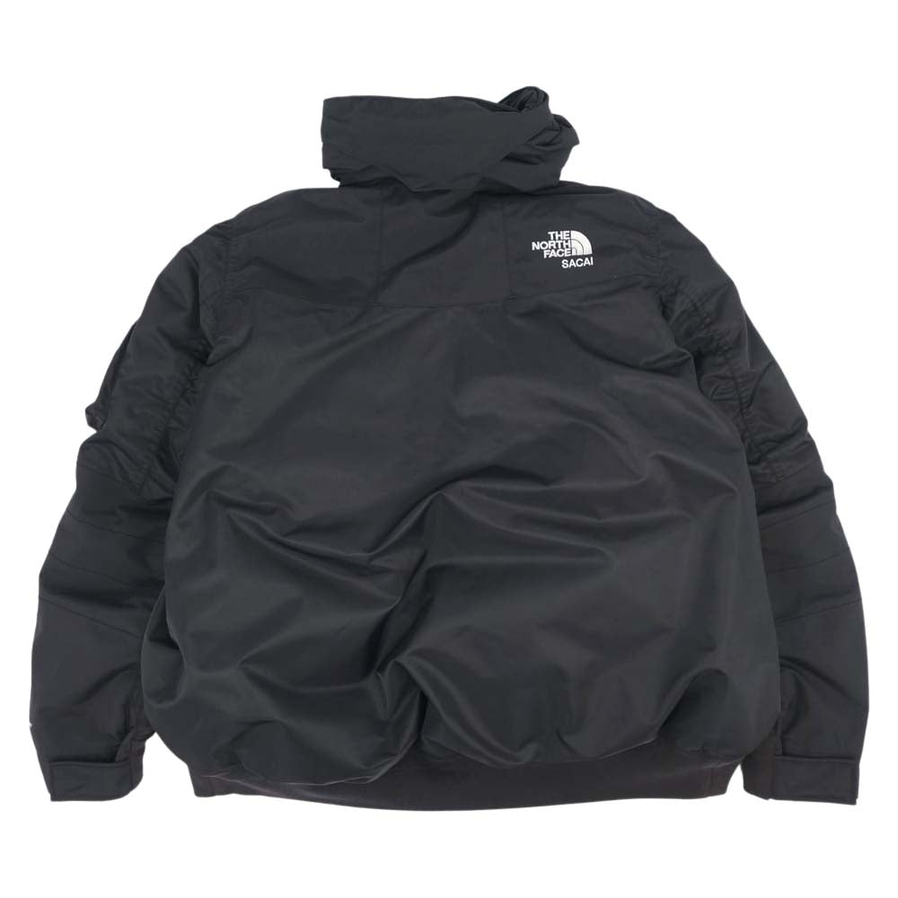 THE NORTH FACE ノースフェイス 17AW ND9171SA SACAI サカイ Bomber Jacket ボンバー ジャケット ブラック系 M【中古】