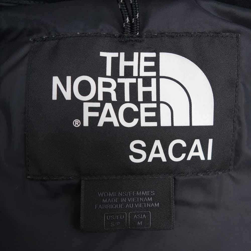 THE NORTH FACE ノースフェイス 17AW ND9171SA SACAI サカイ Bomber Jacket ボンバー ジャケット ブラック系 M【中古】