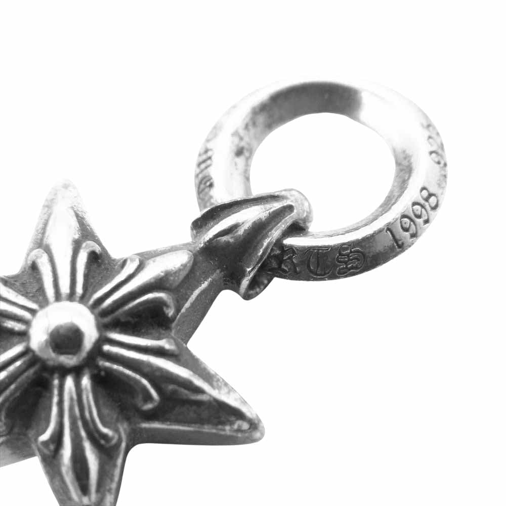 CHROME HEARTS クロムハーツ（原本無） Star Charm スター チャーム ペンダント トップ シルバー系【中古】