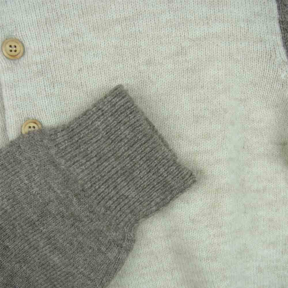 VISVIM ビズビム 114205012006 ECHO KNIT SWEATER 1 プルオーバー ニット ウール 日本製 ベージュ系 グレイッシュブラウン系 1【中古】