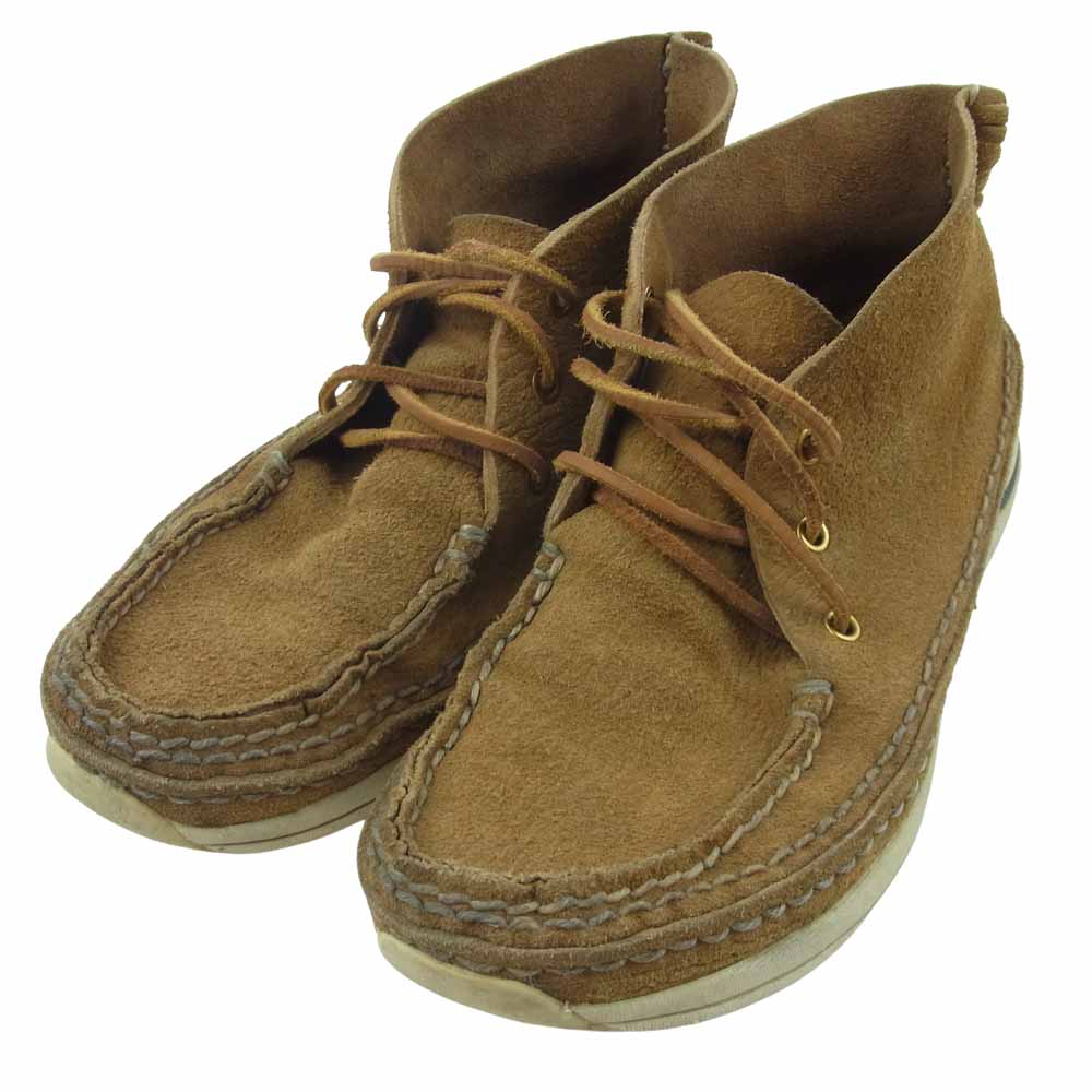 VISVIM ビズビム 15AW Voyageur Moc Folk モカシン シューズ ブラウン系 US8.5【中古】