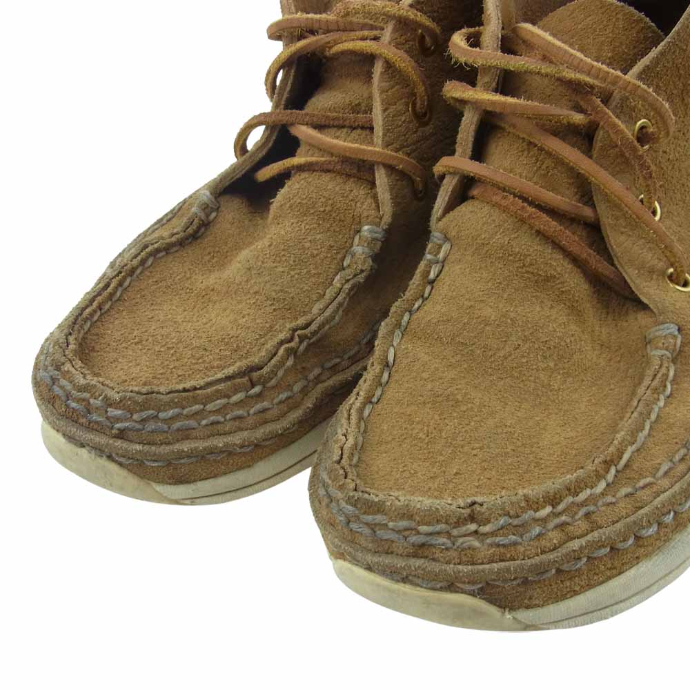 VISVIM ビズビム 15AW Voyageur Moc Folk モカシン シューズ ブラウン系 US8.5【中古】