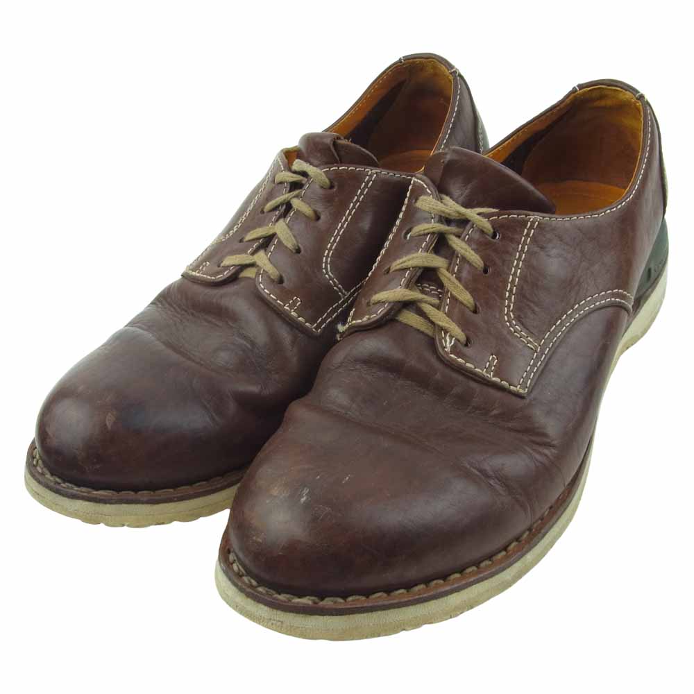 VISVIM ビズビム 13AW spot virgil plain toe folk プレーントゥ シューズ ブラウン系 US09【中古】