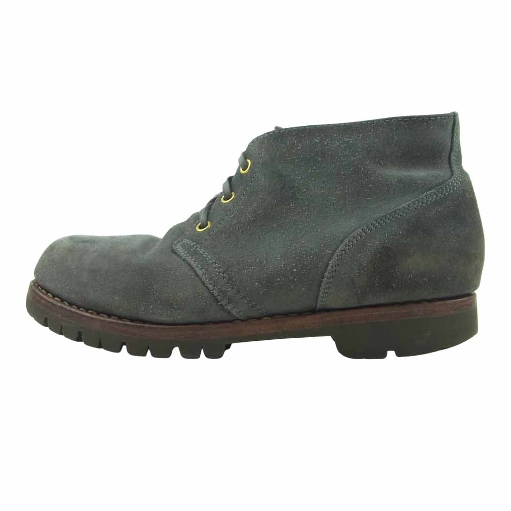 VISVIM ビズビム 14SS WILLYS BOOTS MID FOLK SUEDE スエード チャッカ ブーツ グレー系 US08【中古】