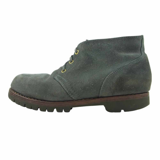 VISVIM ビズビム 14SS WILLYS BOOTS MID FOLK SUEDE スエード チャッカ ブーツ グレー系 US08【中古】