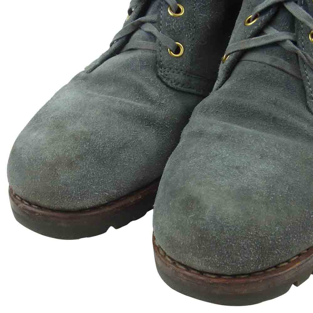 VISVIM ビズビム 14SS WILLYS BOOTS MID FOLK SUEDE スエード チャッカ ブーツ グレー系 US08【中古】