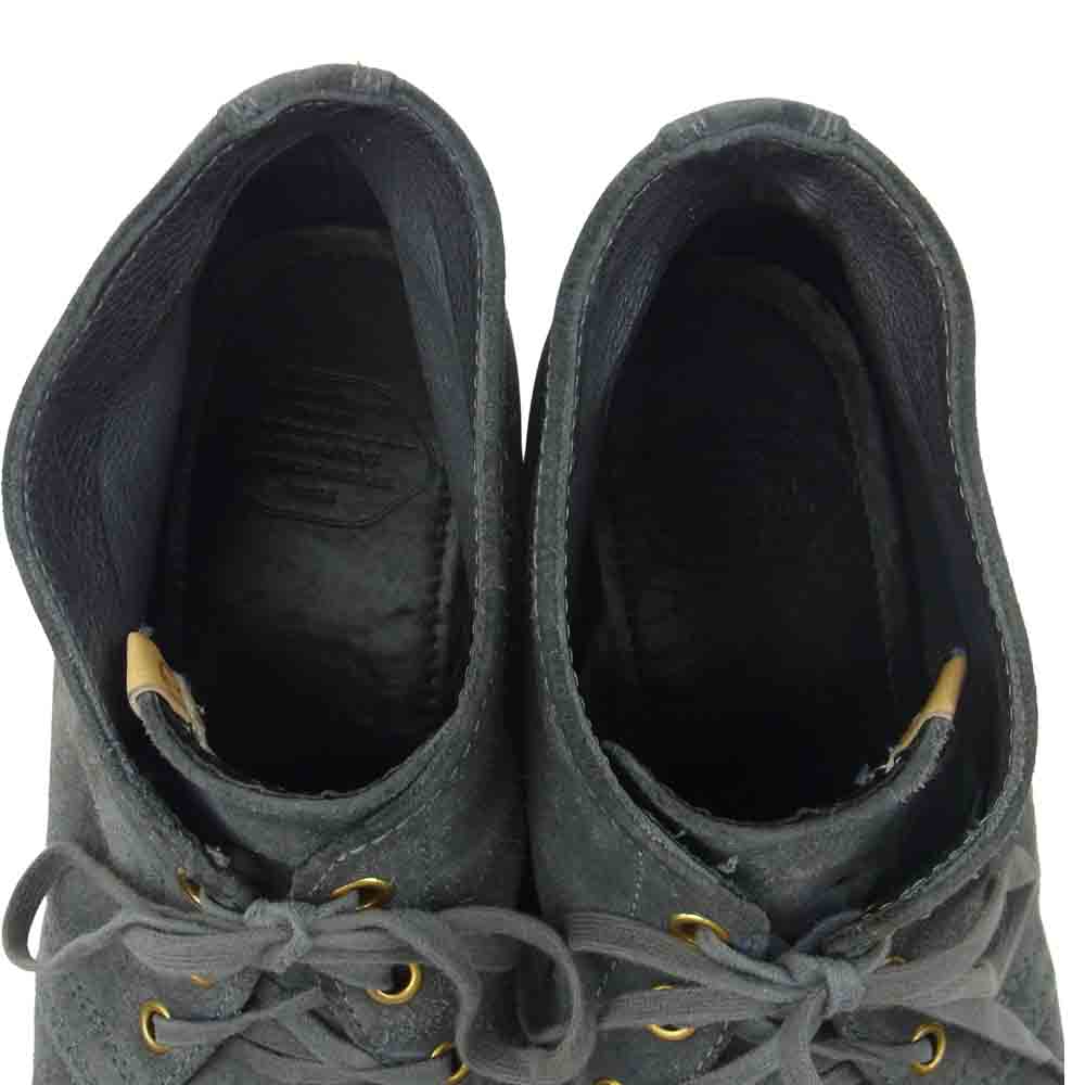 VISVIM ビズビム 14SS WILLYS BOOTS MID FOLK SUEDE スエード チャッカ ブーツ グレー系 US08【中古】