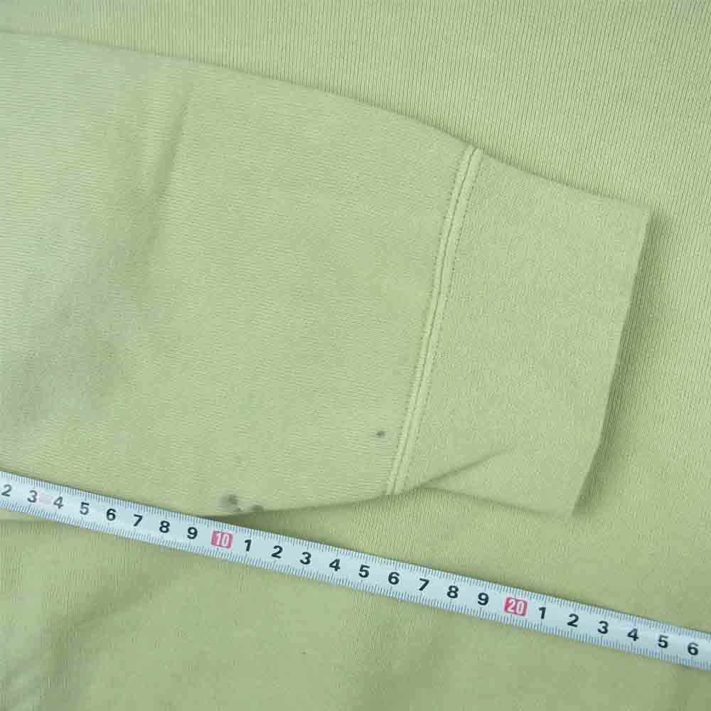 VISVIM ビズビム 17SS 0117105010015 JUMBO CREW SWEAT L/S VEGGIE DYE ジャンボ クルーネック スウェット ライトグリーン系 1【中古】