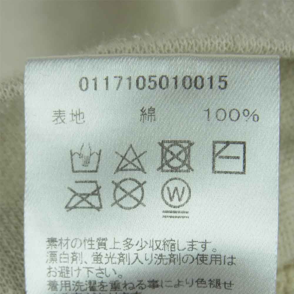 VISVIM ビズビム 17SS 0117105010015 JUMBO CREW SWEAT L/S VEGGIE DYE ジャンボ クルーネック スウェット ベージュ系 2【中古】