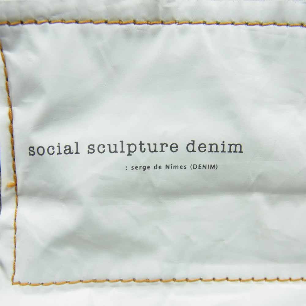 VISVIM ビズビム 116205005028 SOCIAL SCULPTURE 04 BLACK DAMAGED-5 テーパード ダメージ デニム パンツ グレー系 W32 L30【新古品】【未使用】【中古】