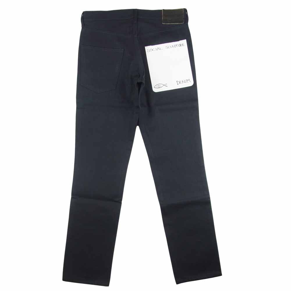 VISVIM ビズビム 115105005038 SOCIAL SCULPTURE 03R ストレート デニム パンツ ブラック系 W32 L32【新古品】【未使用】【中古】