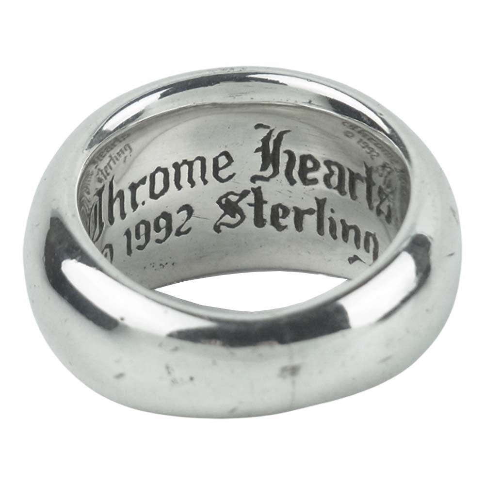CHROME HEARTS クロムハーツ（原本無） シール スタンプ リング スターリングシルバー シルバー系 17号【中古】