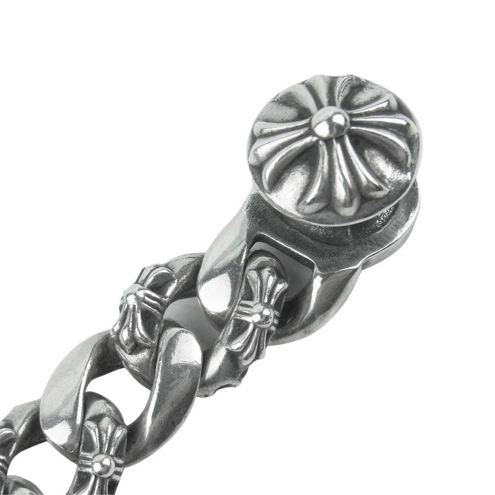 CHROME HEARTS クロムハーツ（原本無） ファンシーリンク チェーン クリップ ブレスレット シルバー系【中古】