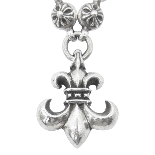 CHROME HEARTS クロムハーツ（原本無） クロスボール BSフレア ネックレス シルバー系【中古】