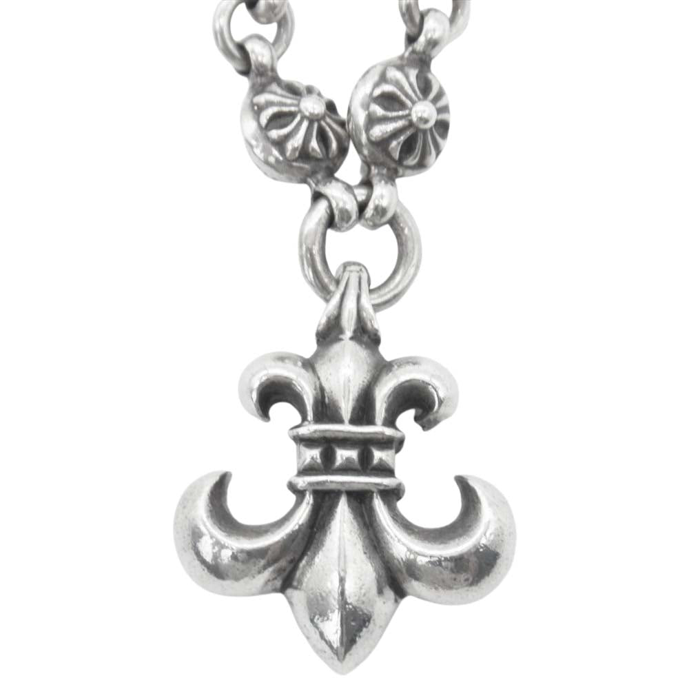 CHROME HEARTS クロムハーツ（原本無） クロスボール BSフレア ネックレス シルバー系【中古】