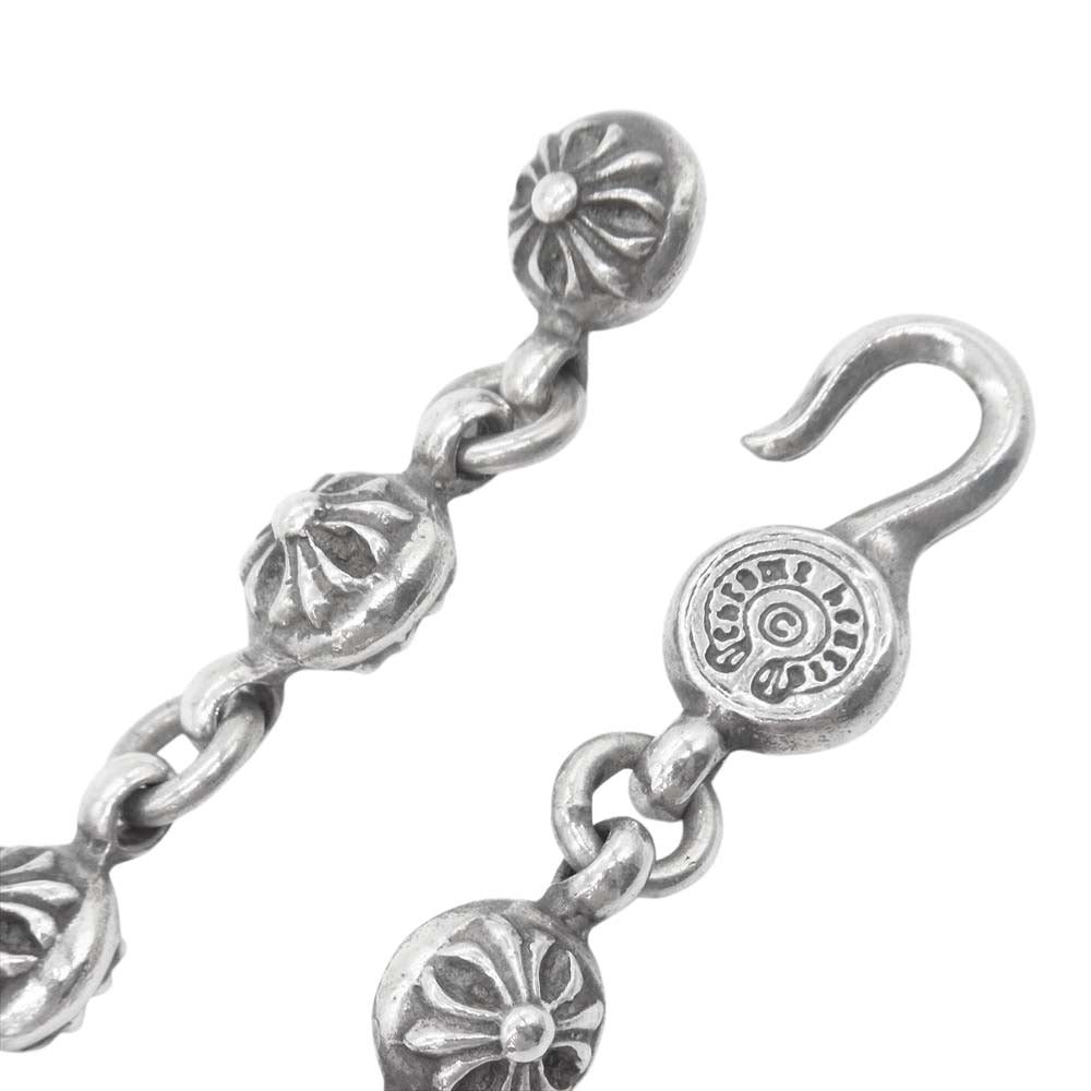 CHROME HEARTS クロムハーツ（原本無） クロスボール BSフレア ネックレス シルバー系【中古】