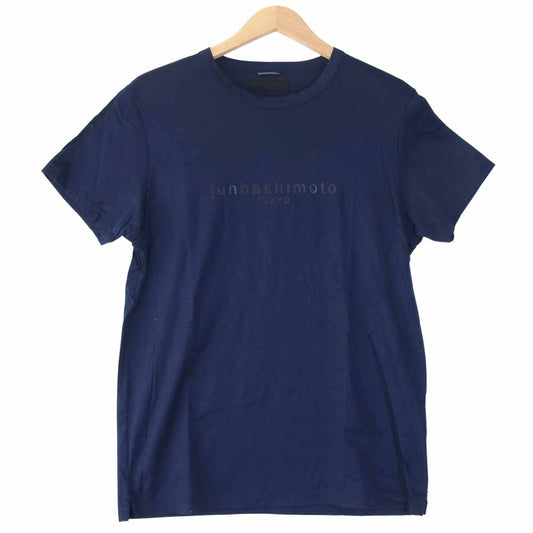 junhashimoto ジュンハシモト ロゴ プリント Tシャツ ネイビー系 5【中古】