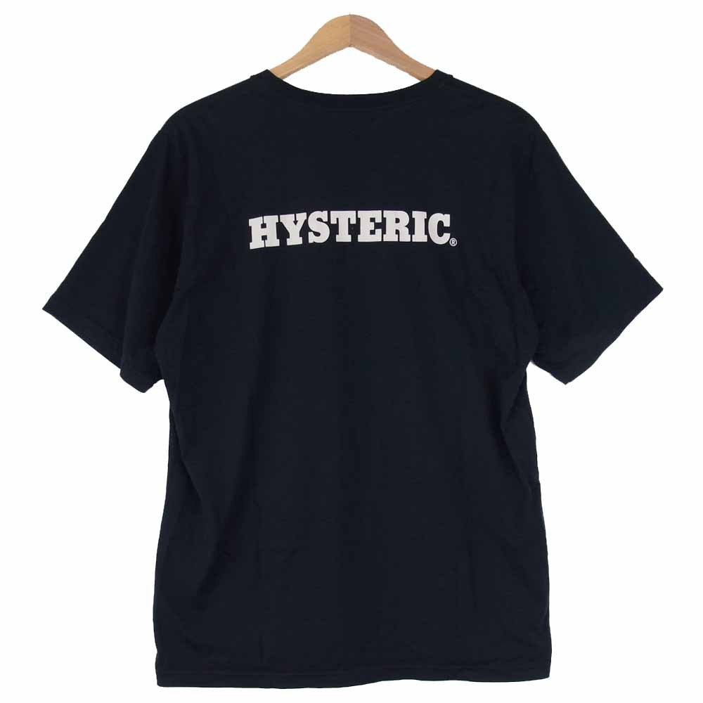 HYSTERIC GLAMOUR ヒステリックグラマー  12193CT03 PLAYBOY プレイボーイ プリント Tシャツ ブラック系 L【美品】【中古】