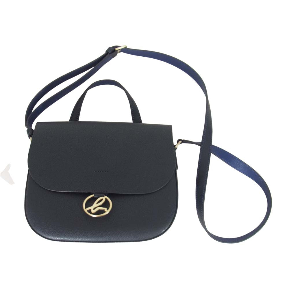 agnes b. アニエスベー PAS13-05 VOYAGE FEMME 2WAY ボヤージュ ショルダー バッグ ネイビー系【新古品】【未使用】【中古】