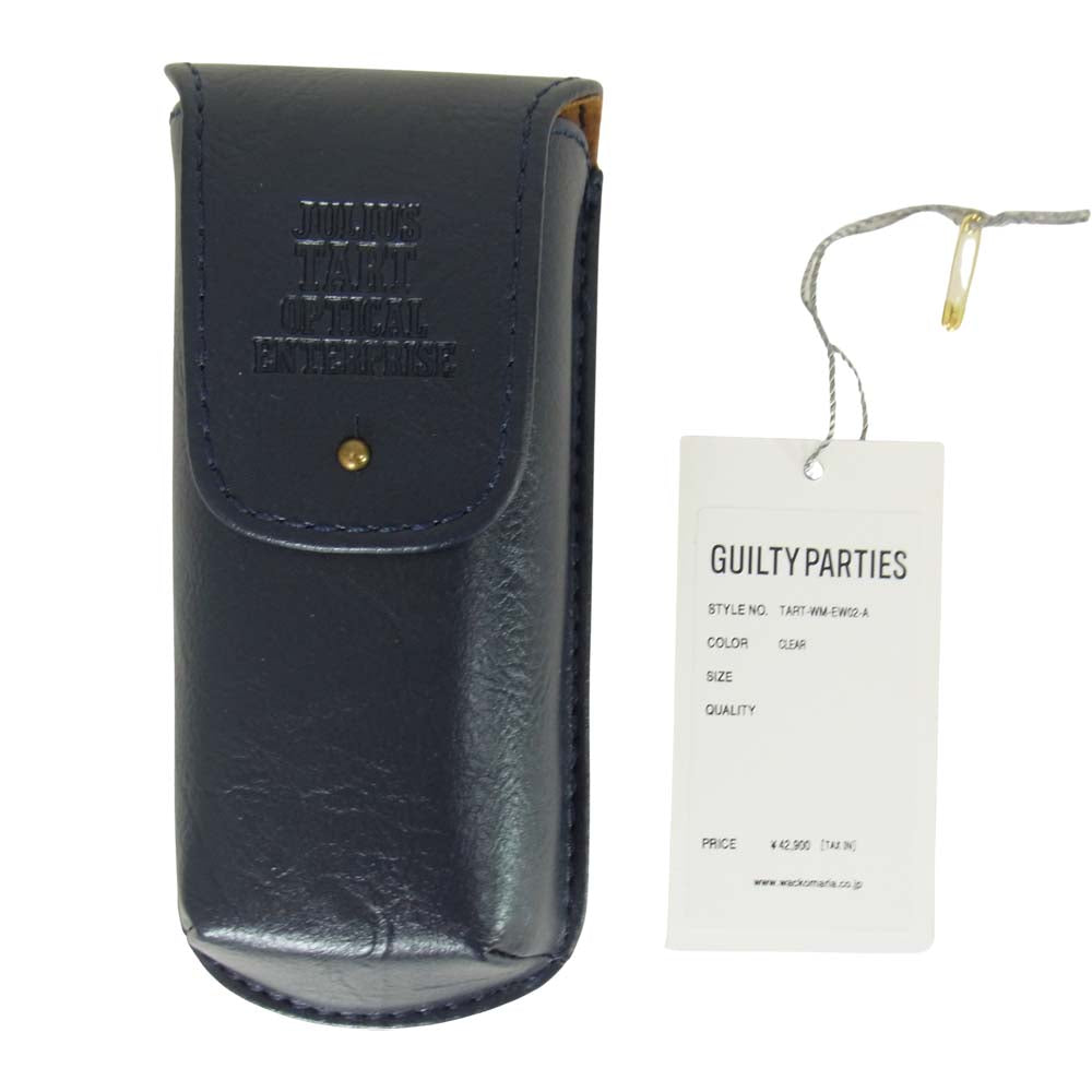 JULIUS TART OPTICAL レンズ クリア ブラック系【美品】【中古】