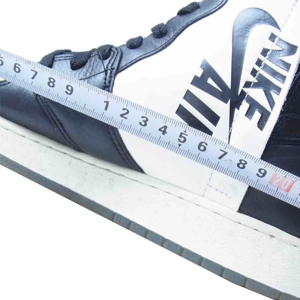 NIKE ナイキ BV2614-001 WMNS AIR JORDAN 1 REBEL XX Concord エア ジョーダン コンコルド 黒白系 US12【中古】
