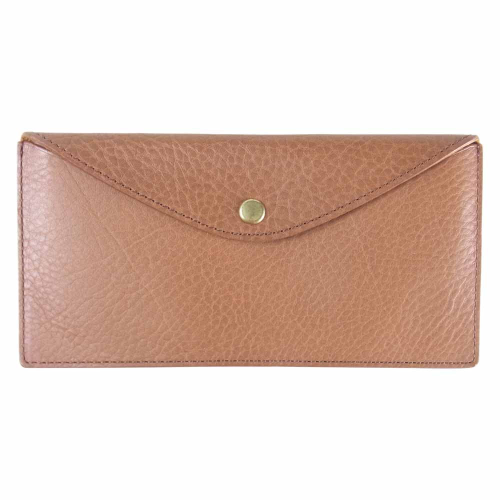 プレリー NP59015 Minimal Classic ミニマルクラシック 長財布 ブラウン系【美品】【中古】