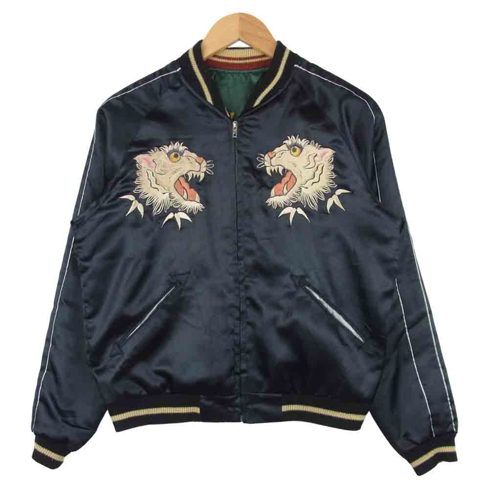 TAILOR TOYO テイラー東洋 TT10495 CHEVY LOVER TIGER リバーシブル スカジャン ポリエステル ブラック系 S【中古】