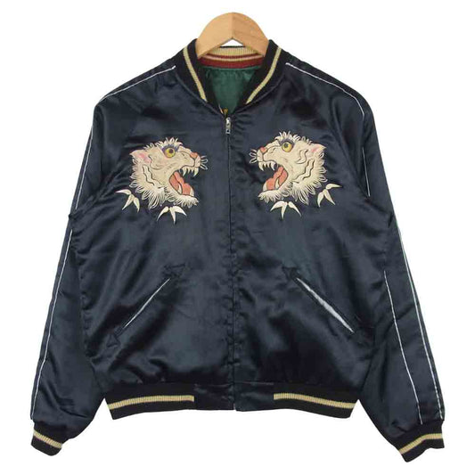 TAILOR TOYO テイラー東洋 TT10495 CHEVY LOVER TIGER リバーシブル スカジャン ポリエステル ブラック系 S【中古】