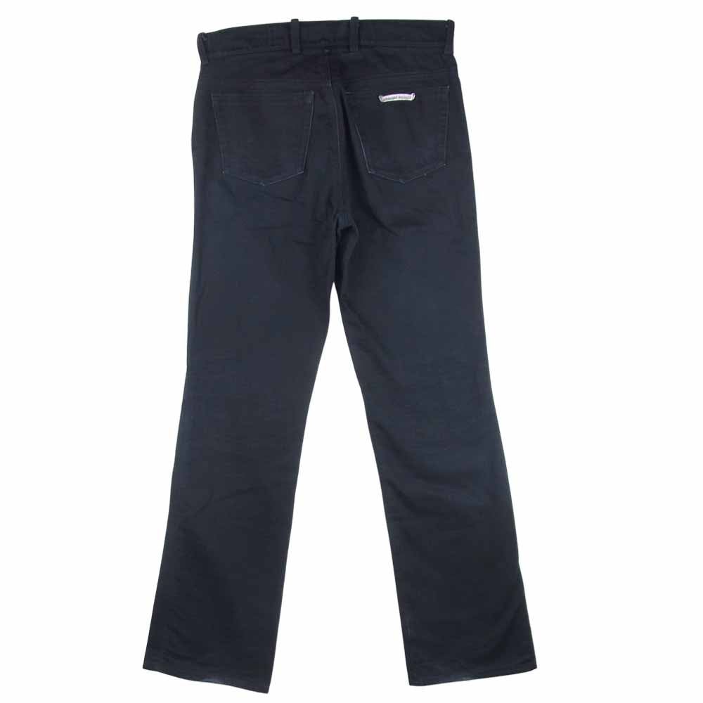 CHROME HEARTS クロムハーツ（原本無） フレアニー デニム パンツ コットン ブラック系 31R【中古】