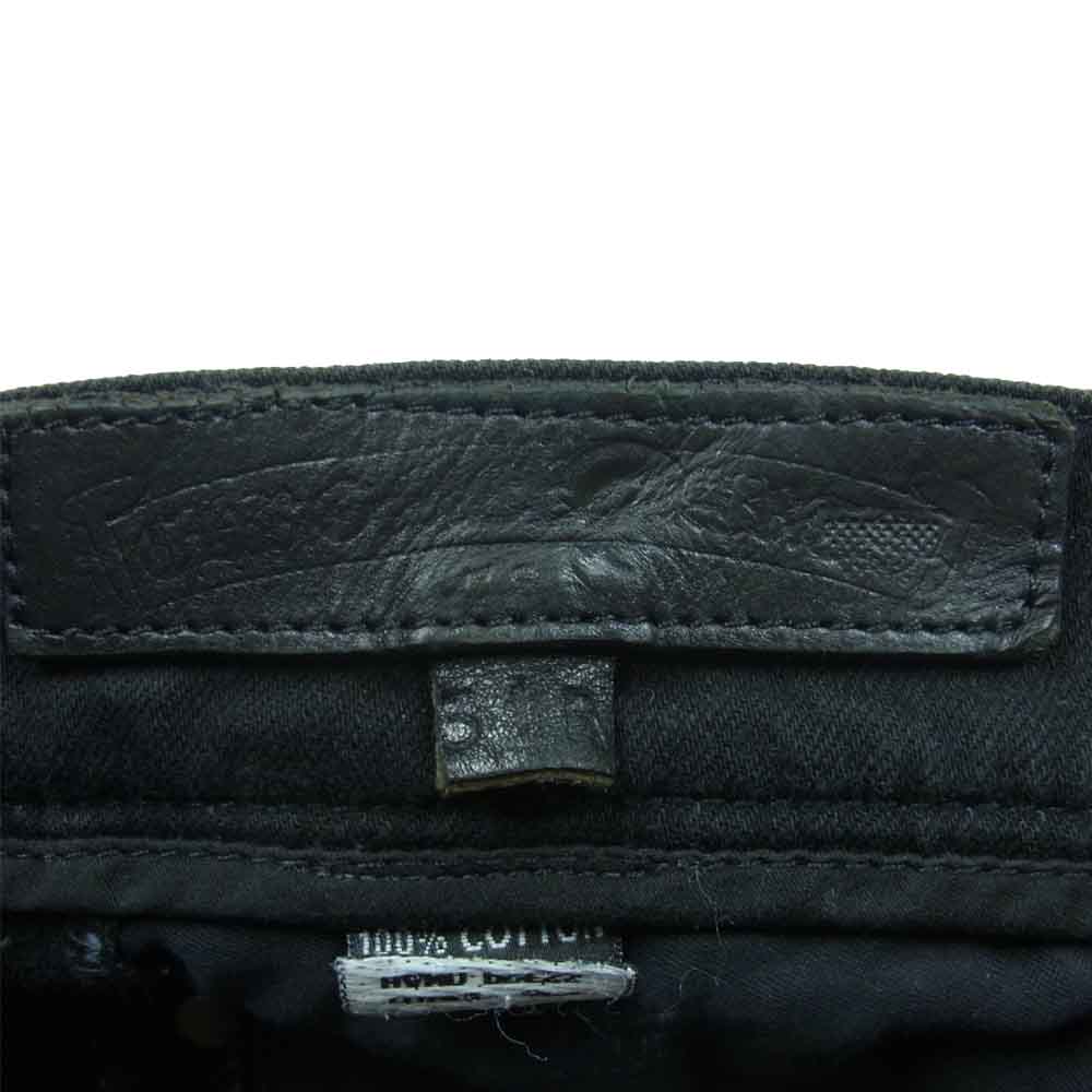 CHROME HEARTS クロムハーツ（原本無） フレアニー デニム パンツ コットン ブラック系 31R【中古】