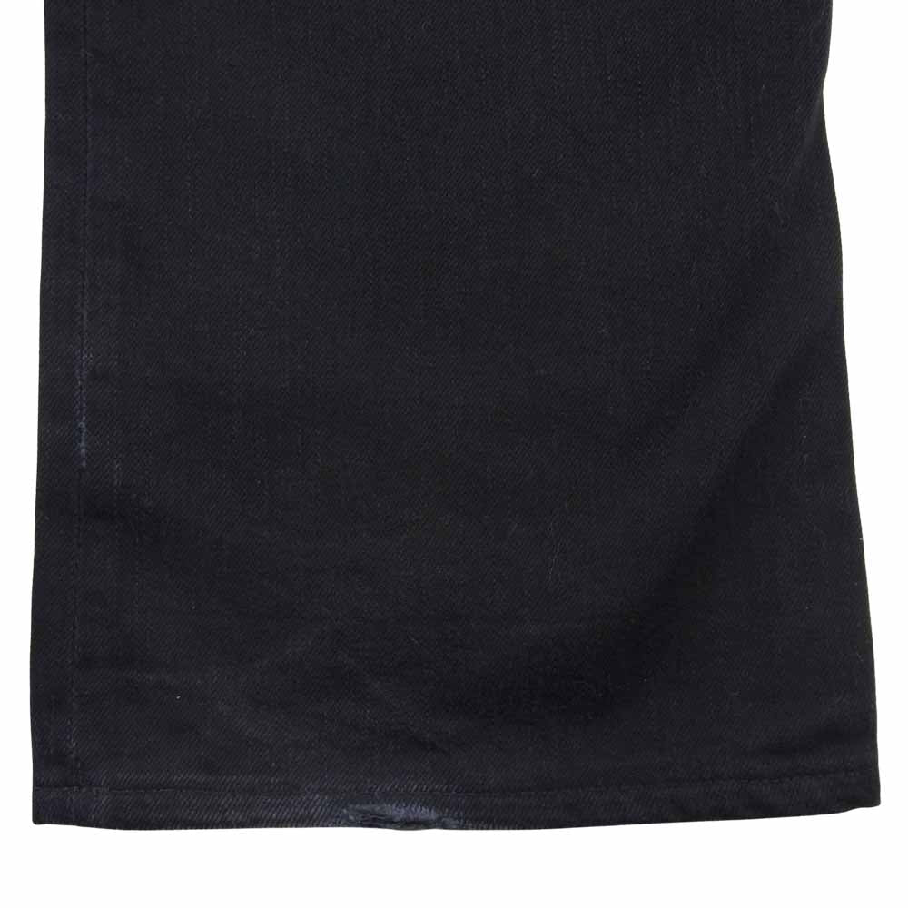 CHROME HEARTS クロムハーツ（原本無） フレアニー デニム パンツ コットン ブラック系 31R【中古】