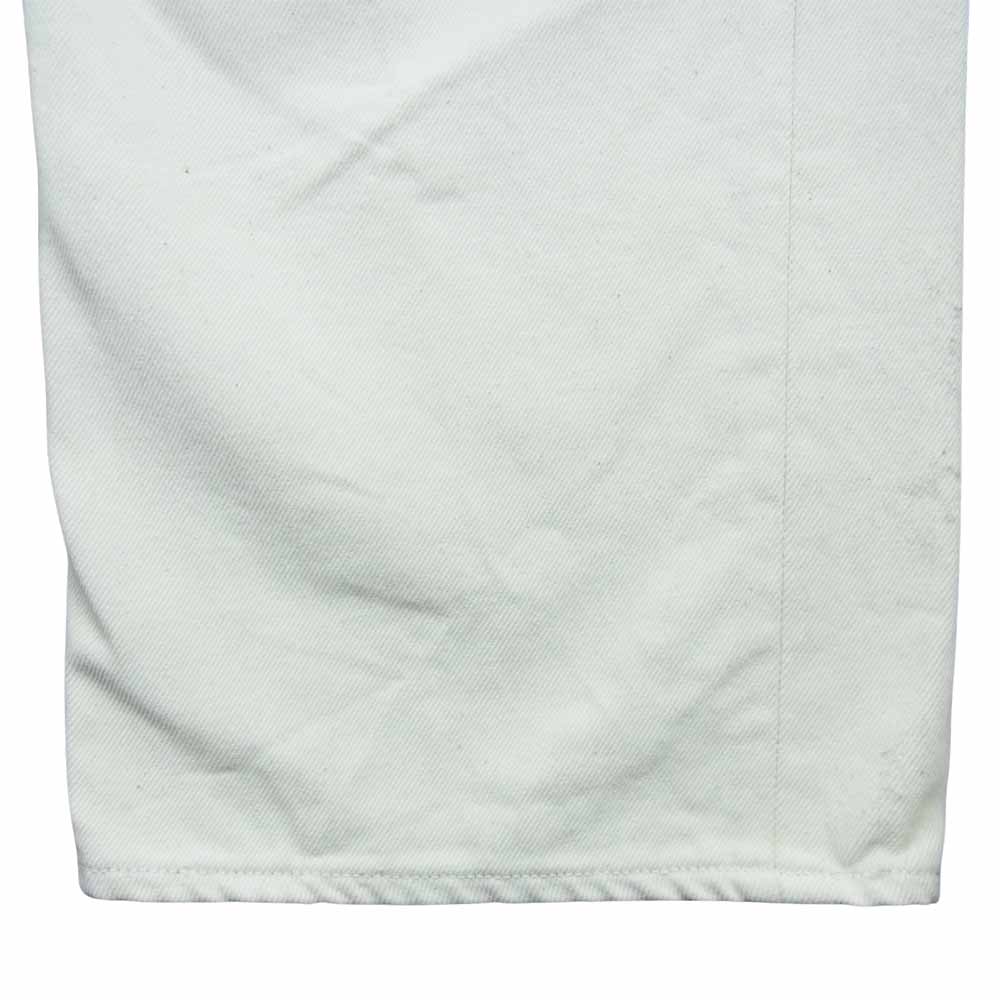 AURALEE オーラリー A00P01DM HARD TWIST DENIM 5P PANTS デニム パンツ コットン オフホワイト系 34【中古】