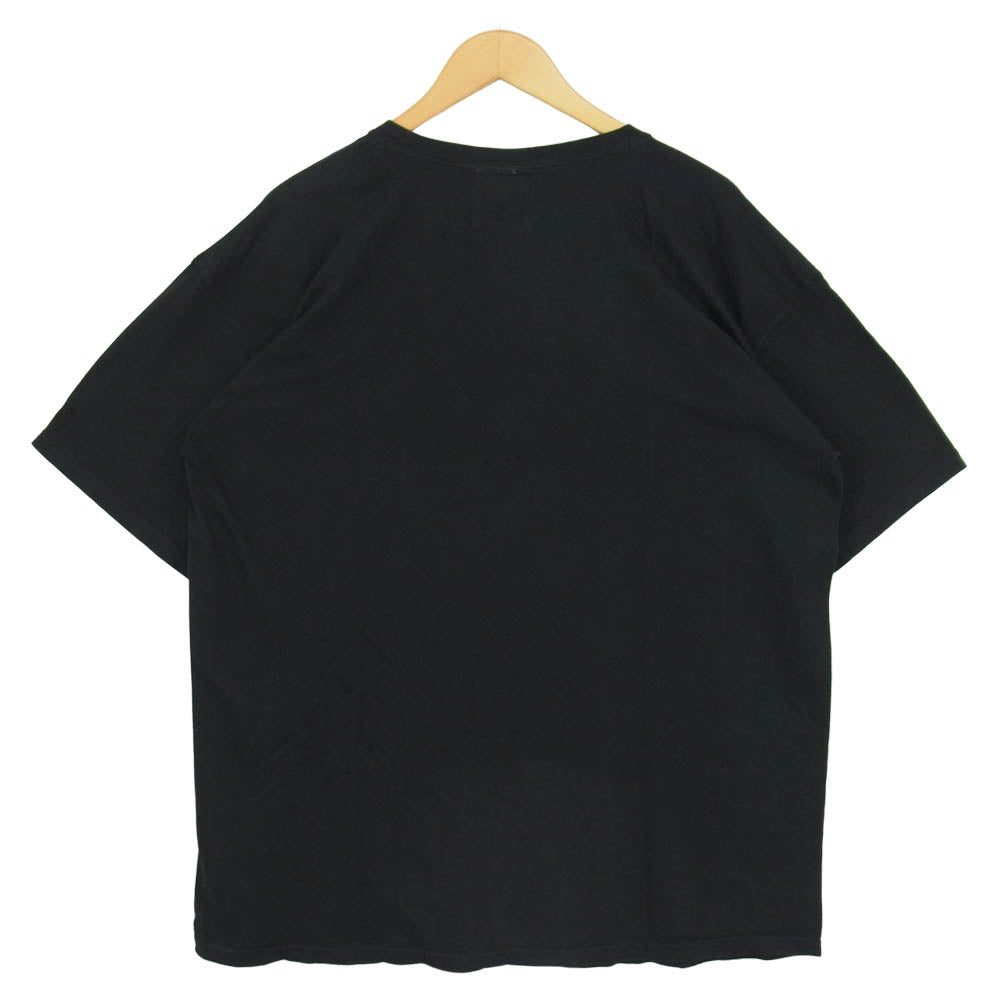 Moonage Devilment ムーンエイジデビルメント mcs-0617 PRINT OVER T-shirt プリント オーバー Tシャツ ブラック系 F【新古品】【未使用】【中古】