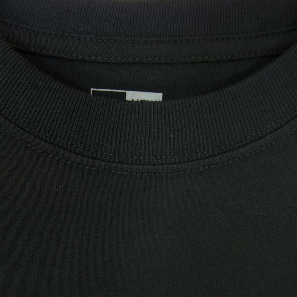 Yohji Yamamoto ヨウジヤマモト POUR HOMME プールオム × NEW ERA ニューエラ HR-T96-078-1A SS COTTON TEE コットン Tシャツ ブラック系 6【新古品】【未使用】【中古】