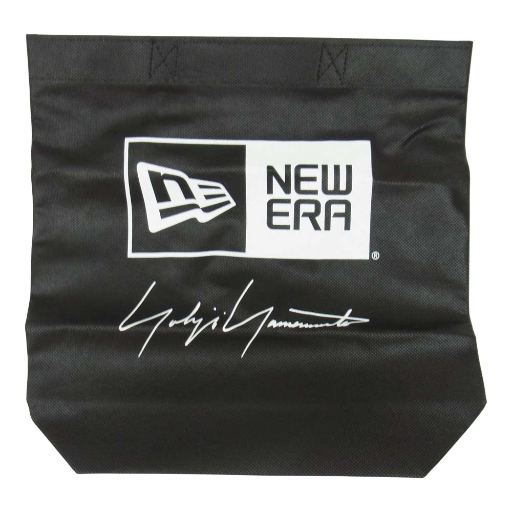 Yohji Yamamoto ヨウジヤマモト POUR HOMME プールオム × NEW ERA ニューエラ HR-T96-078-1A SS COTTON TEE コットン Tシャツ ブラック系 6【新古品】【未使用】【中古】